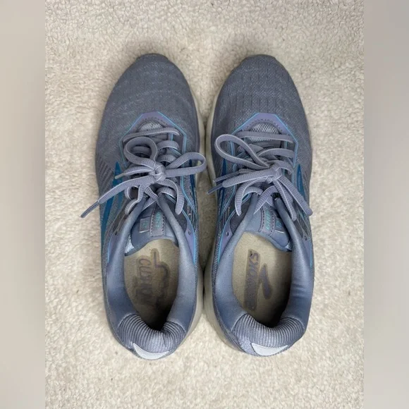 Brooks Ghost 12 Women’s Size 8.5B Blue Gray 1203051B403 Running Walking Athletic - Picture 7 of 8